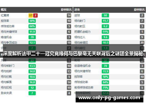 深度解析法甲二十一冠究竟缘何与巴黎毫无关联背后之谜团全景揭秘